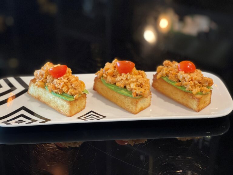 shrimp on brioche