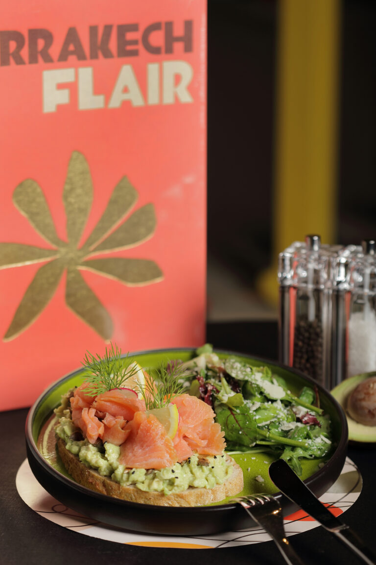 avocado with salmon
