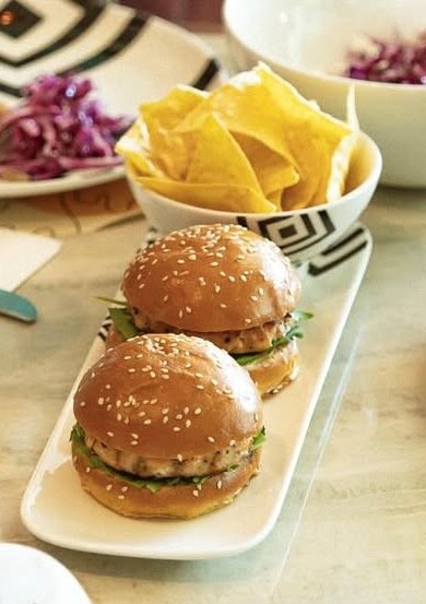 salmon slider